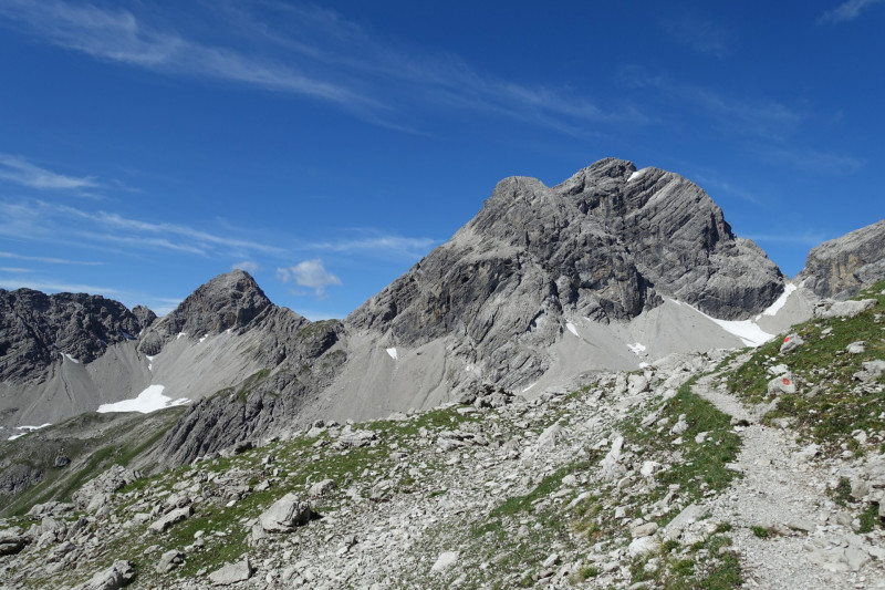 Hermann-von-Barth-Hütte - Schafscharte - Großer Krottenkopf - Kemptner Hütte