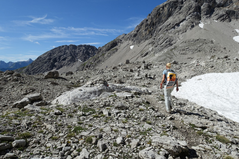 Hermann-von-Barth-Hütte - Schafscharte - Großer Krottenkopf - Kemptner Hütte