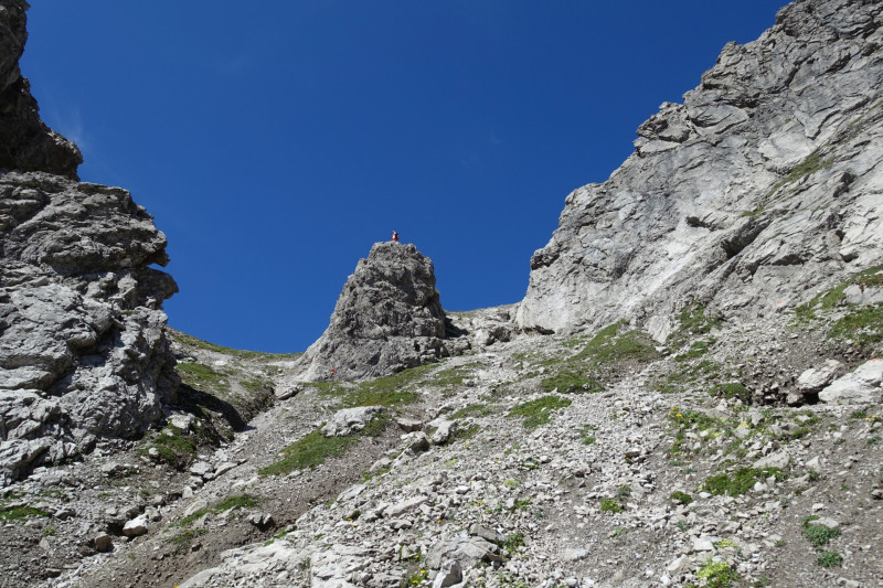 Hermann-von-Barth-Hütte - Schafscharte - Großer Krottenkopf - Kemptner Hütte