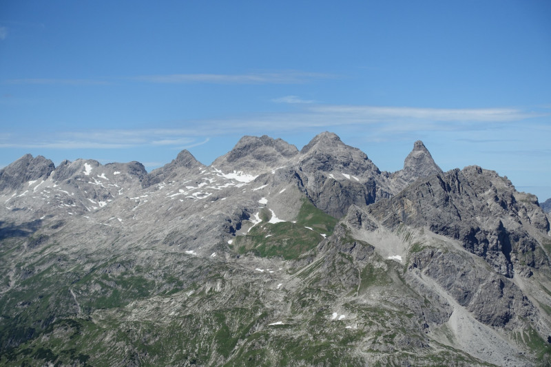 Hermann-von-Barth-Hütte - Schafscharte - Großer Krottenkopf - Kemptner Hütte