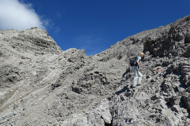 Hermann-von-Barth-Htte - Schafscharte - Groer Krottenkopf - Kemptner Htte