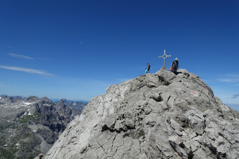 Hermann-von-Barth-Hütte - Schafscharte - Großer Krottenkopf - Kemptner Hütte