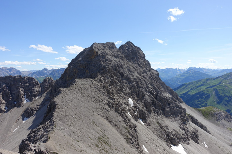 Hermann-von-Barth-Hütte - Schafscharte - Großer Krottenkopf - Kemptner Hütte