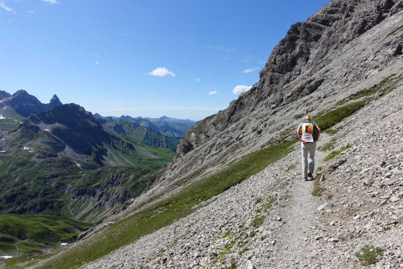 Hermann-von-Barth-Hütte - Schafscharte - Großer Krottenkopf - Kemptner Hütte