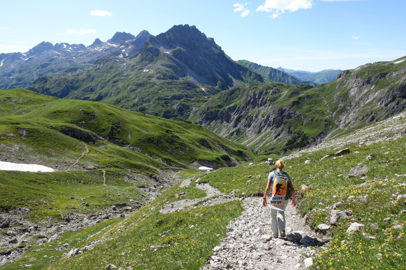 Hermann-von-Barth-Hütte - Schafscharte - Großer Krottenkopf - Kemptner Hütte