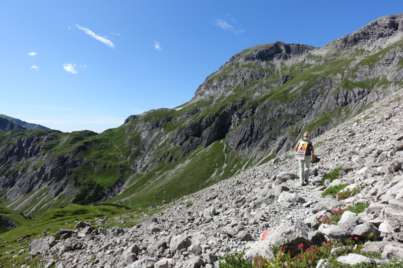 Hermann-von-Barth-Hütte - Schafscharte - Großer Krottenkopf - Kemptner Hütte
