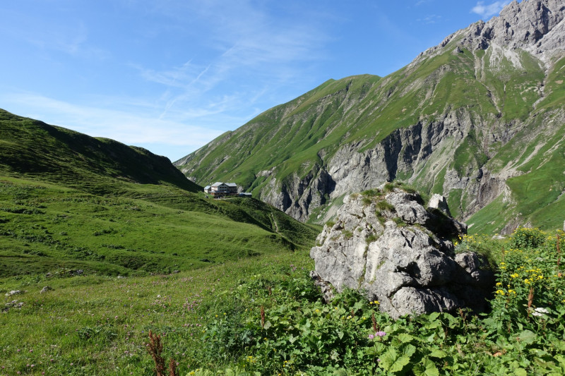 Hermann-von-Barth-Hütte - Schafscharte - Großer Krottenkopf - Kemptner Hütte
