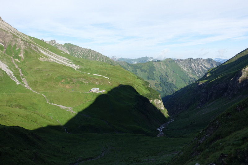 Kemptner Hütte - Düsseldorfer Weg - Marchscharte - Hermann-von-Barth-Hütte