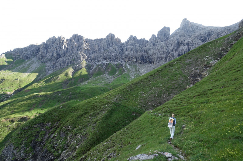Kemptner Hütte - Düsseldorfer Weg - Marchscharte - Hermann-von-Barth-Hütte