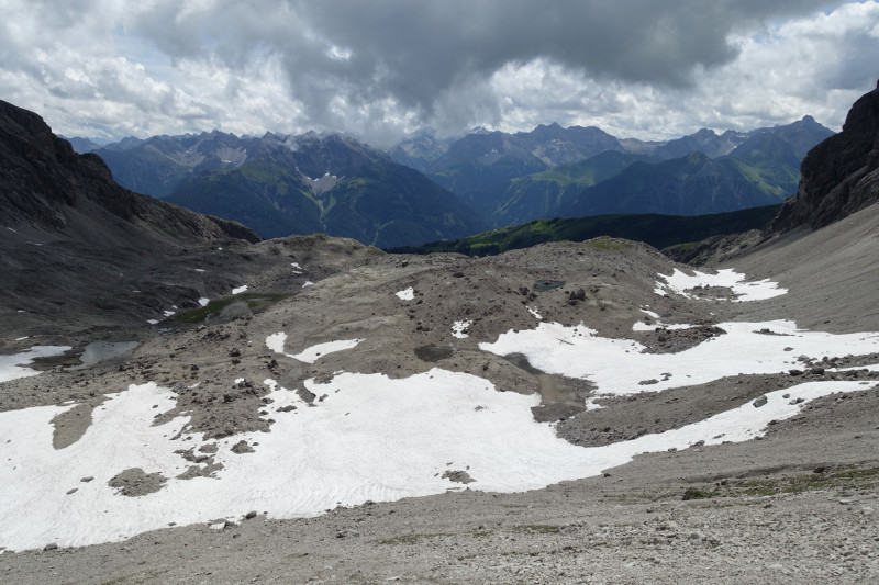 Kemptner Hütte - Düsseldorfer Weg - Marchscharte - Hermann-von-Barth-Hütte