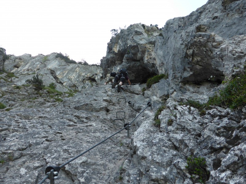 Klettersteig - Tegelbergsteig (B/C) - Branderschrofen