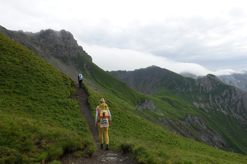 Leutkircher Hütte - Schindlekopf - Kaiserjochhaus - Flarschjoch - Ansbacher Hütte