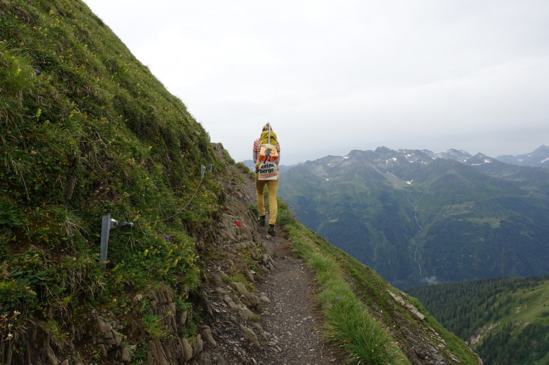 Leutkircher Hütte - Schindlekopf - Kaiserjochhaus - Flarschjoch - Ansbacher Hütte