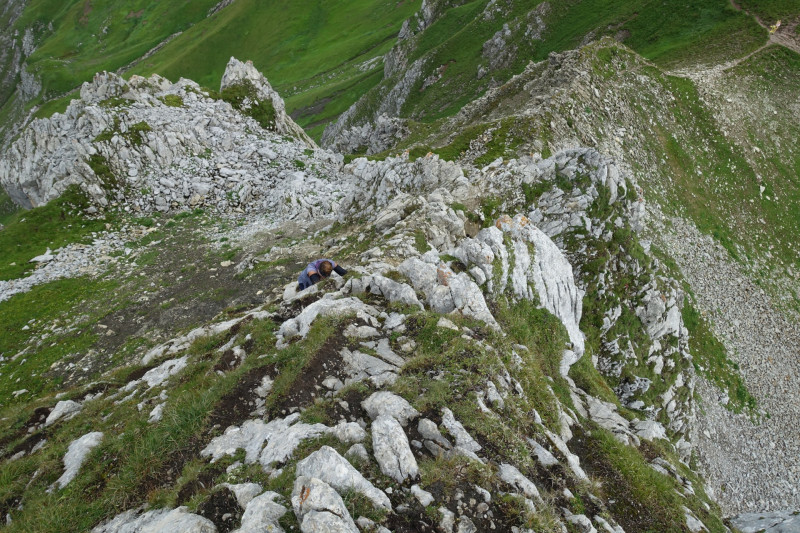 Leutkircher Hütte - Schindlekopf - Kaiserjochhaus - Flarschjoch - Ansbacher Hütte
