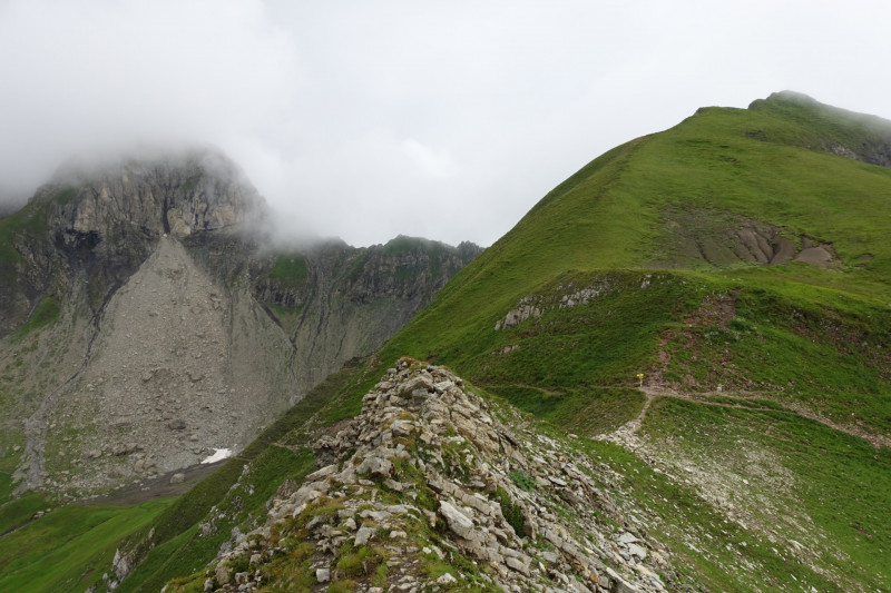 Leutkircher Hütte - Schindlekopf - Kaiserjochhaus - Flarschjoch - Ansbacher Hütte