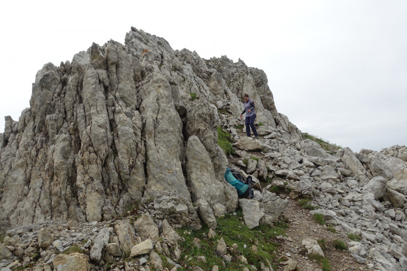 Leutkircher Hütte - Schindlekopf - Kaiserjochhaus - Flarschjoch - Ansbacher Hütte