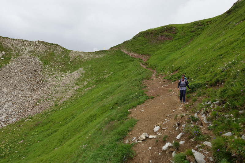 Leutkircher Hütte - Schindlekopf - Kaiserjochhaus - Flarschjoch - Ansbacher Hütte