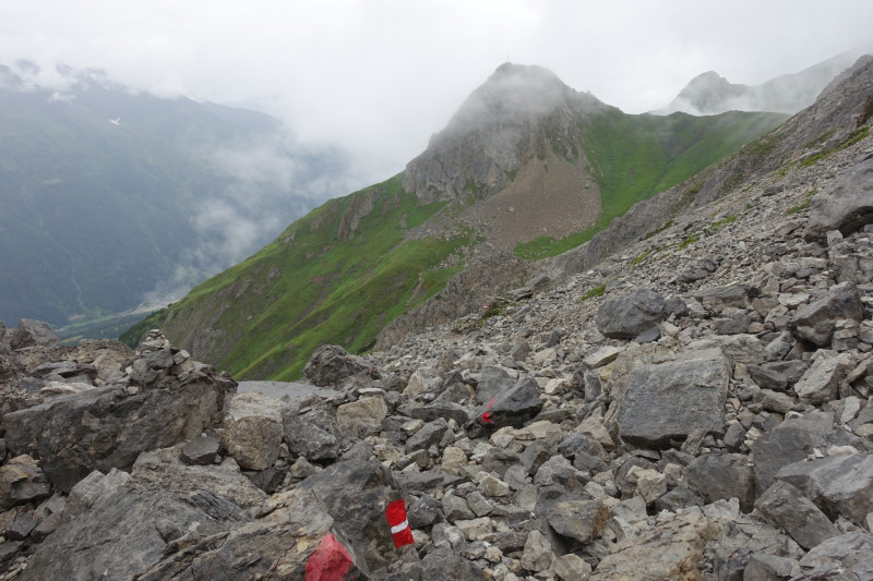 Leutkircher Hütte - Schindlekopf - Kaiserjochhaus - Flarschjoch - Ansbacher Hütte