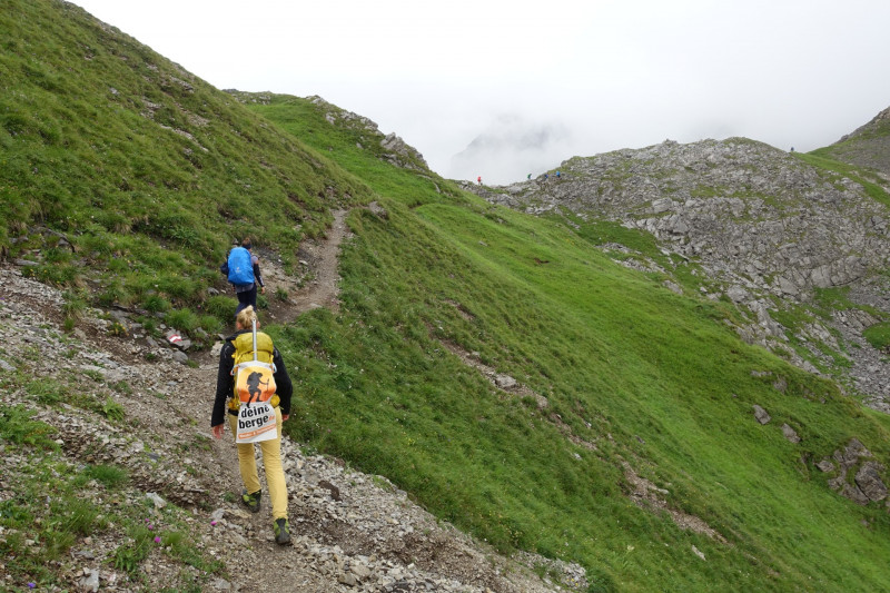 Leutkircher Hütte - Schindlekopf - Kaiserjochhaus - Flarschjoch - Ansbacher Hütte