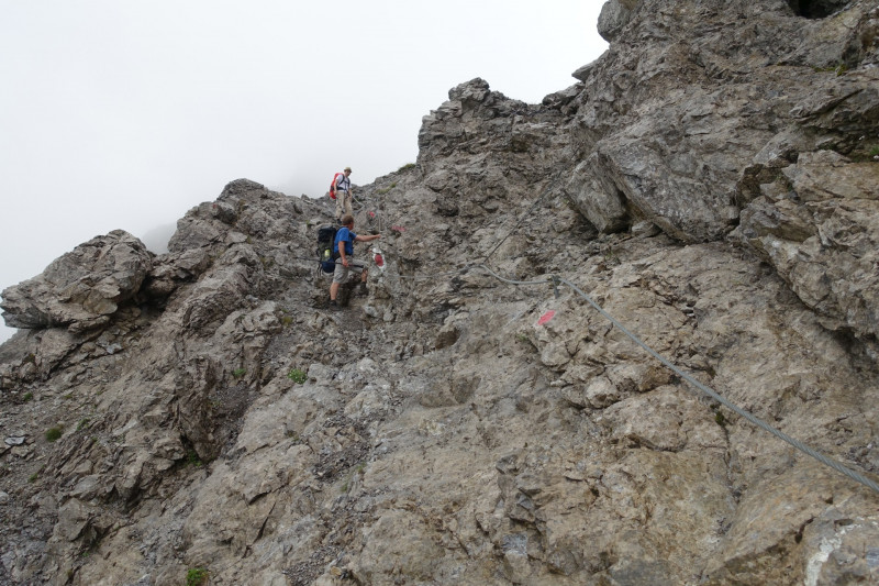 Leutkircher Hütte - Schindlekopf - Kaiserjochhaus - Flarschjoch - Ansbacher Hütte