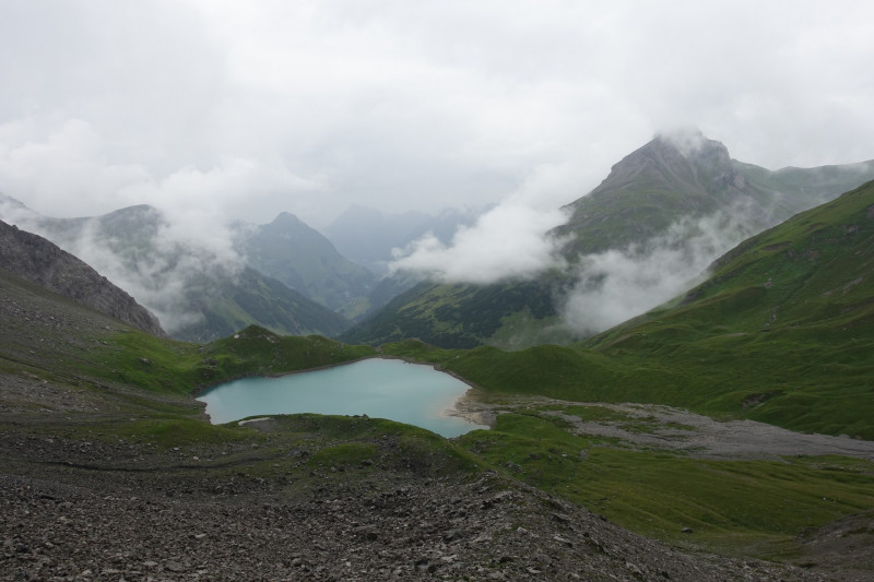 Leutkircher Hütte - Schindlekopf - Kaiserjochhaus - Flarschjoch - Ansbacher Hütte