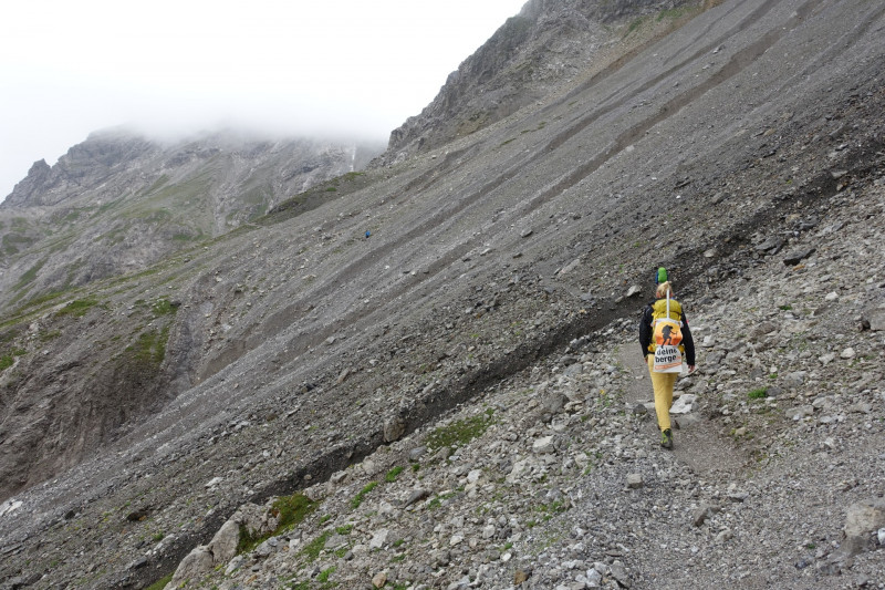 Leutkircher Hütte - Schindlekopf - Kaiserjochhaus - Flarschjoch - Ansbacher Hütte