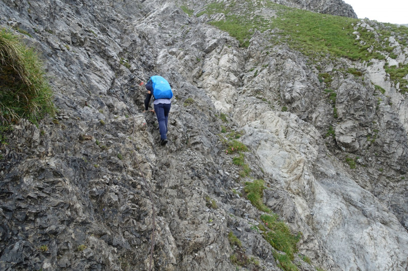 Leutkircher Hütte - Schindlekopf - Kaiserjochhaus - Flarschjoch - Ansbacher Hütte
