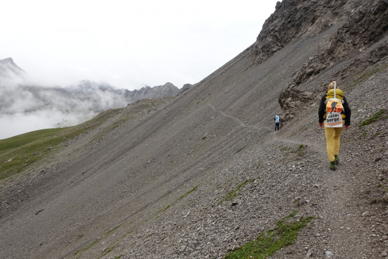 Leutkircher Hütte - Schindlekopf - Kaiserjochhaus - Flarschjoch - Ansbacher Hütte