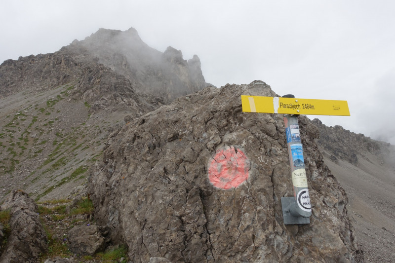 Leutkircher Hütte - Schindlekopf - Kaiserjochhaus - Flarschjoch - Ansbacher Hütte