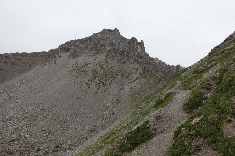 Leutkircher Hütte - Schindlekopf - Kaiserjochhaus - Flarschjoch - Ansbacher Hütte