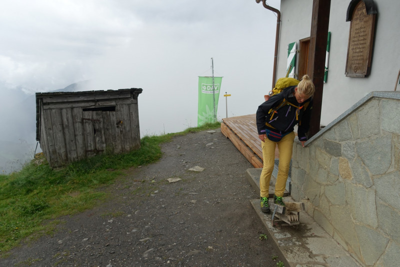 Leutkircher Hütte - Schindlekopf - Kaiserjochhaus - Flarschjoch - Ansbacher Hütte