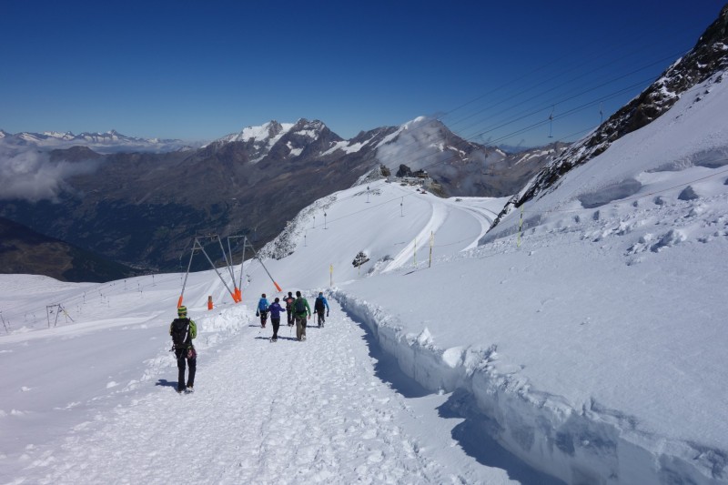 Mittel-Allalin - Allalinhorn - Mittel-Allalin