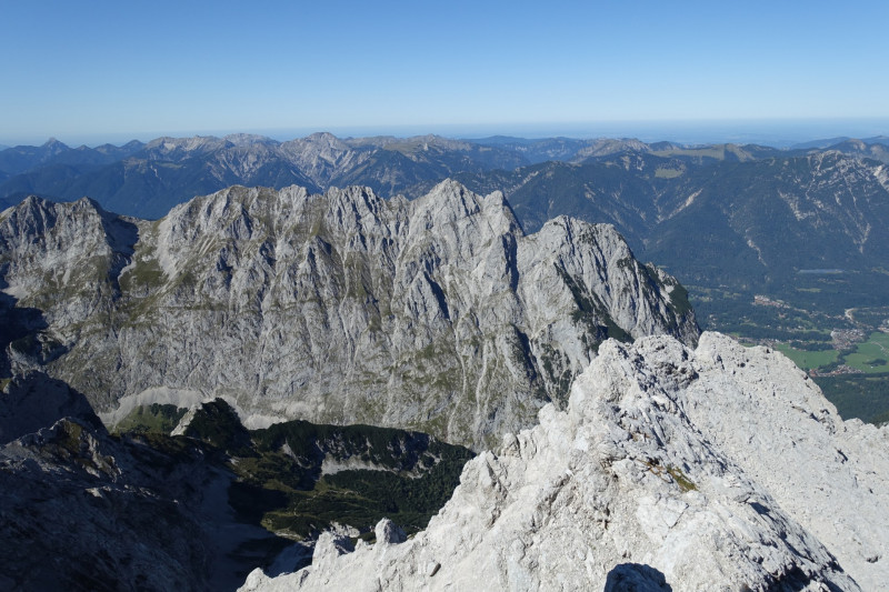 M�nchner Haus - Zugspitze - Jubil�umsgrat - Alpspitze - Alpspitzbahn
