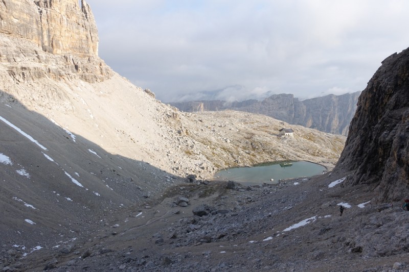 Pisciadùhütte - Cima Piscadu - L Antersass - Rifugio Boè - Piz Boè - Piza de Lech Dlace - Franz-Kostner-Hütte