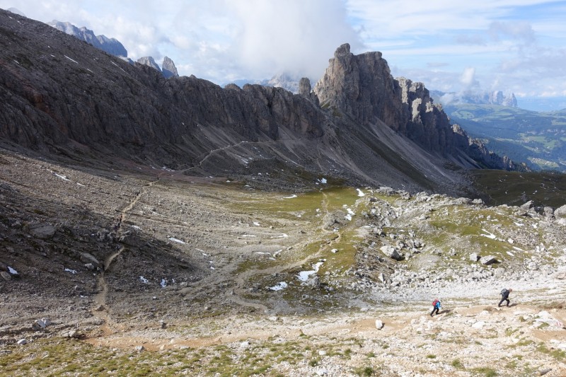 Puezhütte - Sass da Ciampac - Grödner Joch - Pisciaduhütte