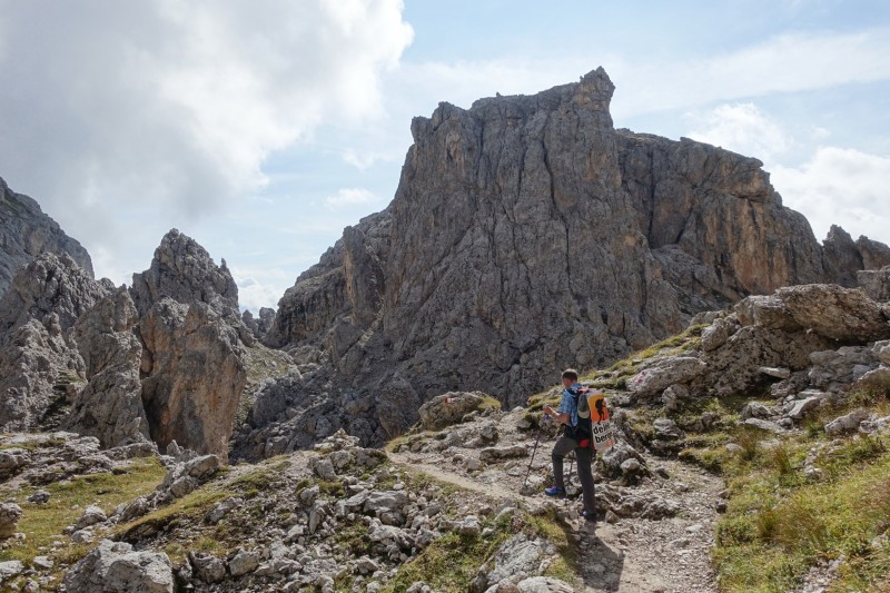 Puezhütte - Sass da Ciampac - Grödner Joch - Pisciaduhütte