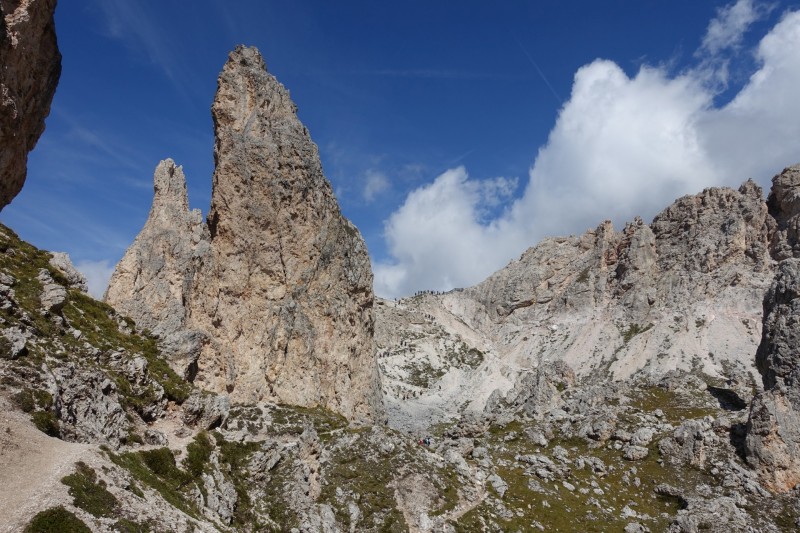 Puezhütte - Sass da Ciampac - Grödner Joch - Pisciaduhütte