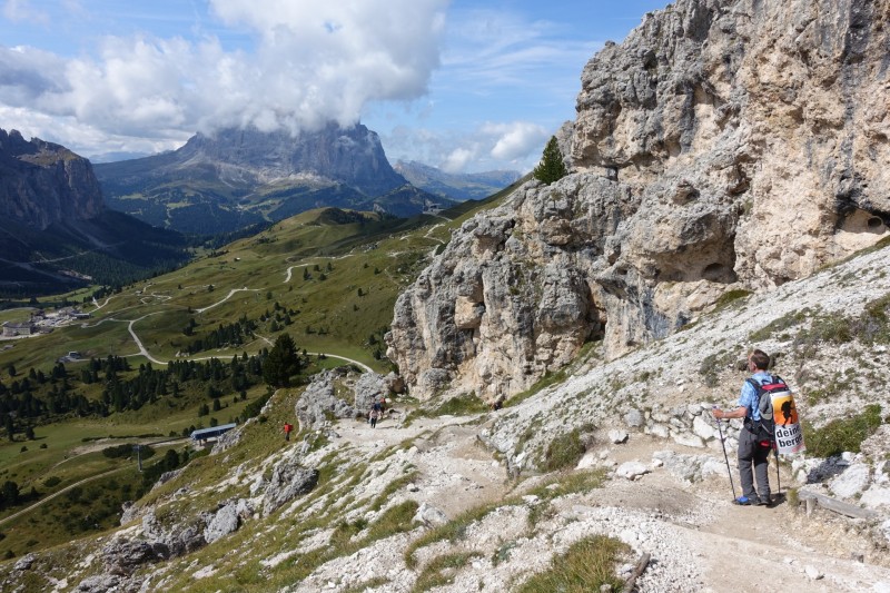 Puezhütte - Sass da Ciampac - Grödner Joch - Pisciaduhütte