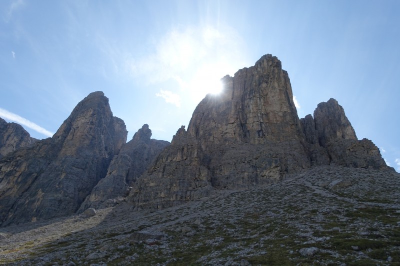 Puezhütte - Sass da Ciampac - Grödner Joch - Pisciaduhütte