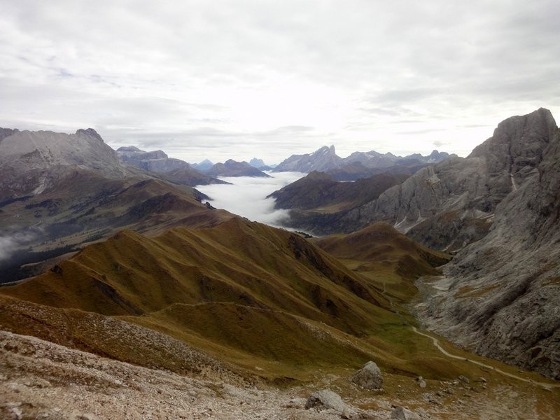 Schlernhhenweg - ber die Rosszahnscharte und Petz