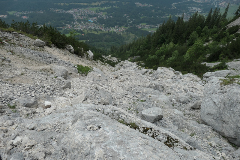 Stangenwald - Manndl - Vorderer Waxenstein - Zwölferkopf -BY- - Großer Waxenstein - Höllentalangerhütte - Stangensteig - Stangenwald