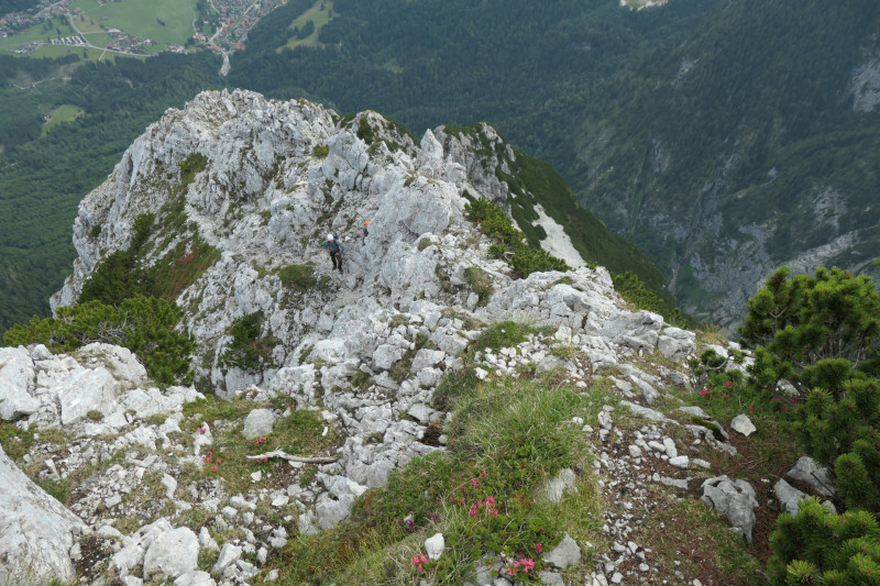 Stangenwald - Manndl - Vorderer Waxenstein - Zwölferkopf -BY- - Großer Waxenstein - Höllentalangerhütte - Stangensteig - Stangenwald