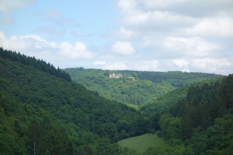 Traumschleife Ehrbachklamm mit Rauschenburg Ruine
