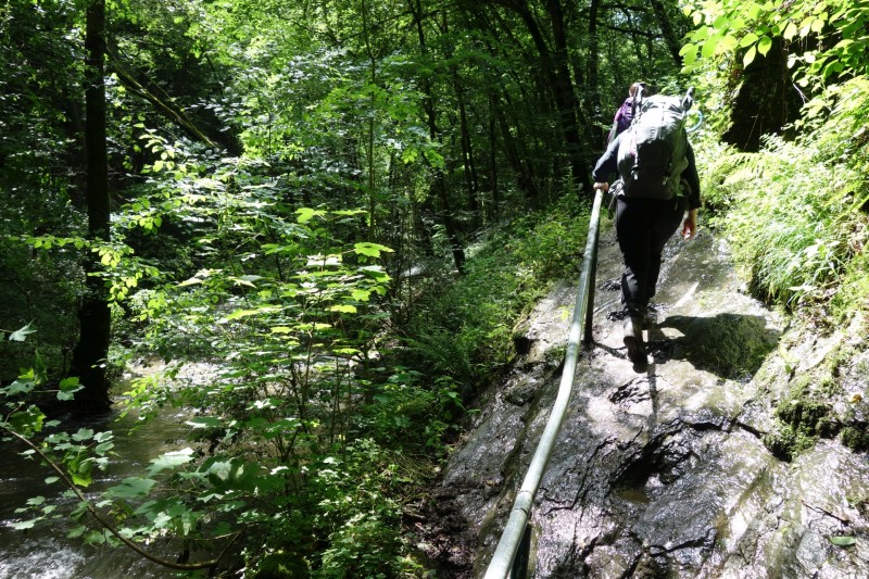 Traumschleife Ehrbachklamm mit Rauschenburg Ruine