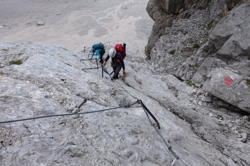 Wiener-Neustdter-Htte - Stopselzieher-Steig - Zugspitze - Mnchner Haus - Knorrhtte