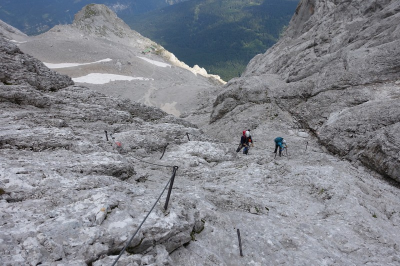 Wiener-Neustdter-Htte - Stopselzieher-Steig - Zugspitze - Mnchner Haus - Knorrhtte
