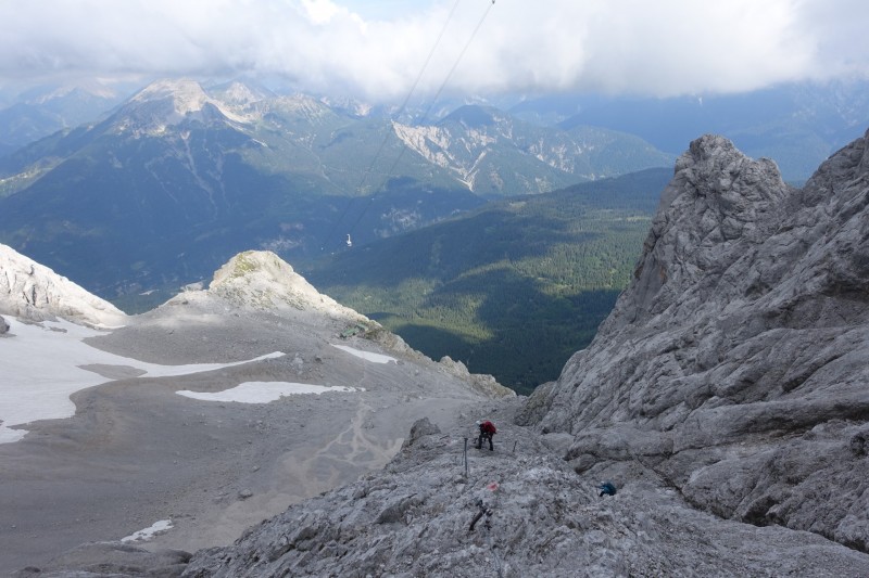 Wiener-Neustdter-Htte - Stopselzieher-Steig - Zugspitze - Mnchner Haus - Knorrhtte